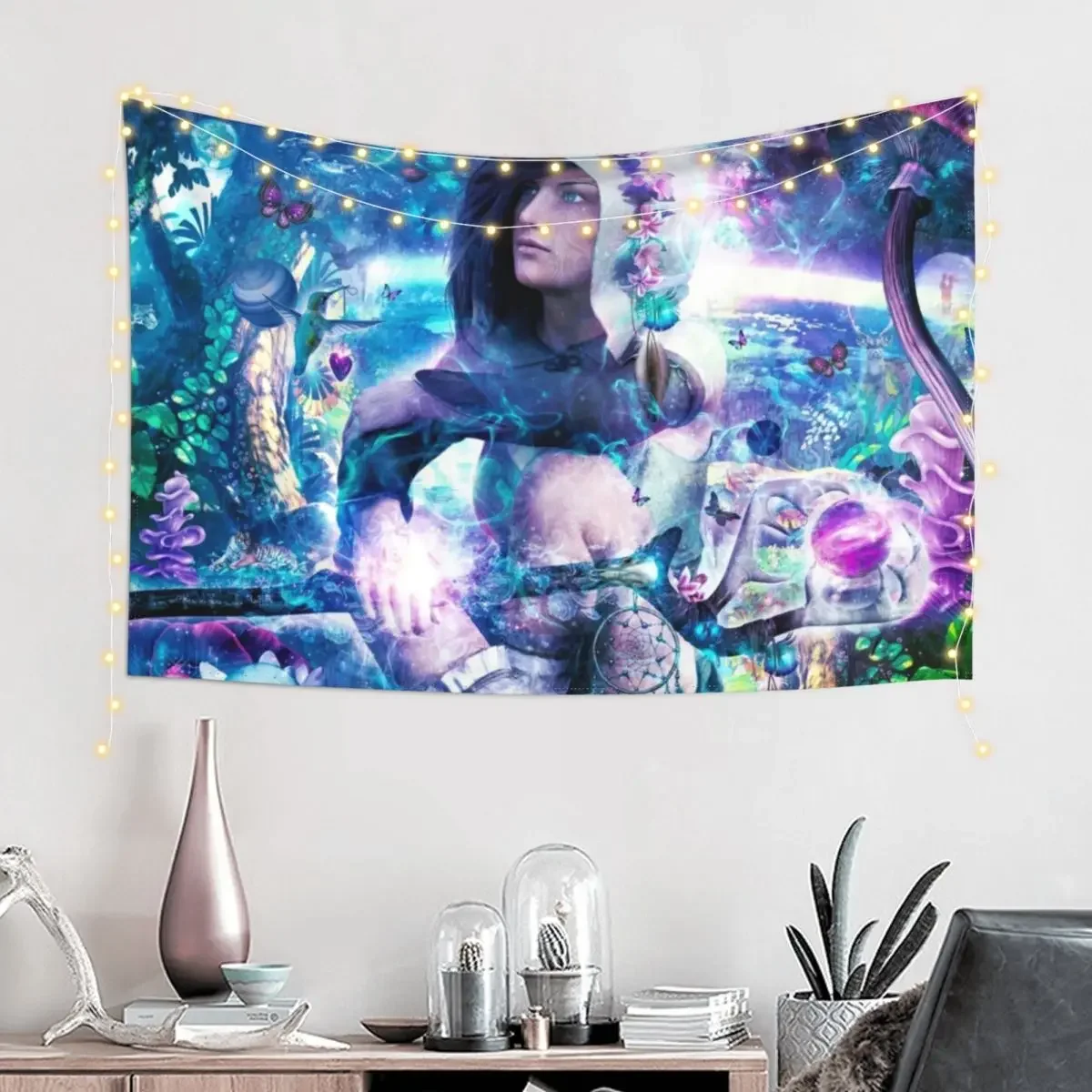 Observing Our Celestial Synergy Tapestry Bedrooms Decor Home Decoration Bedroom Decoration Tapestry