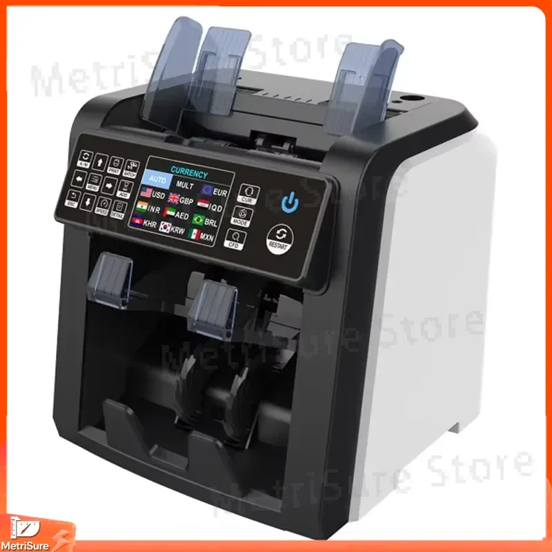 Portable UV IR Banknote Counter with LCD Display for Cash Sorting Counting and Verification Lightweight Plastic Currency