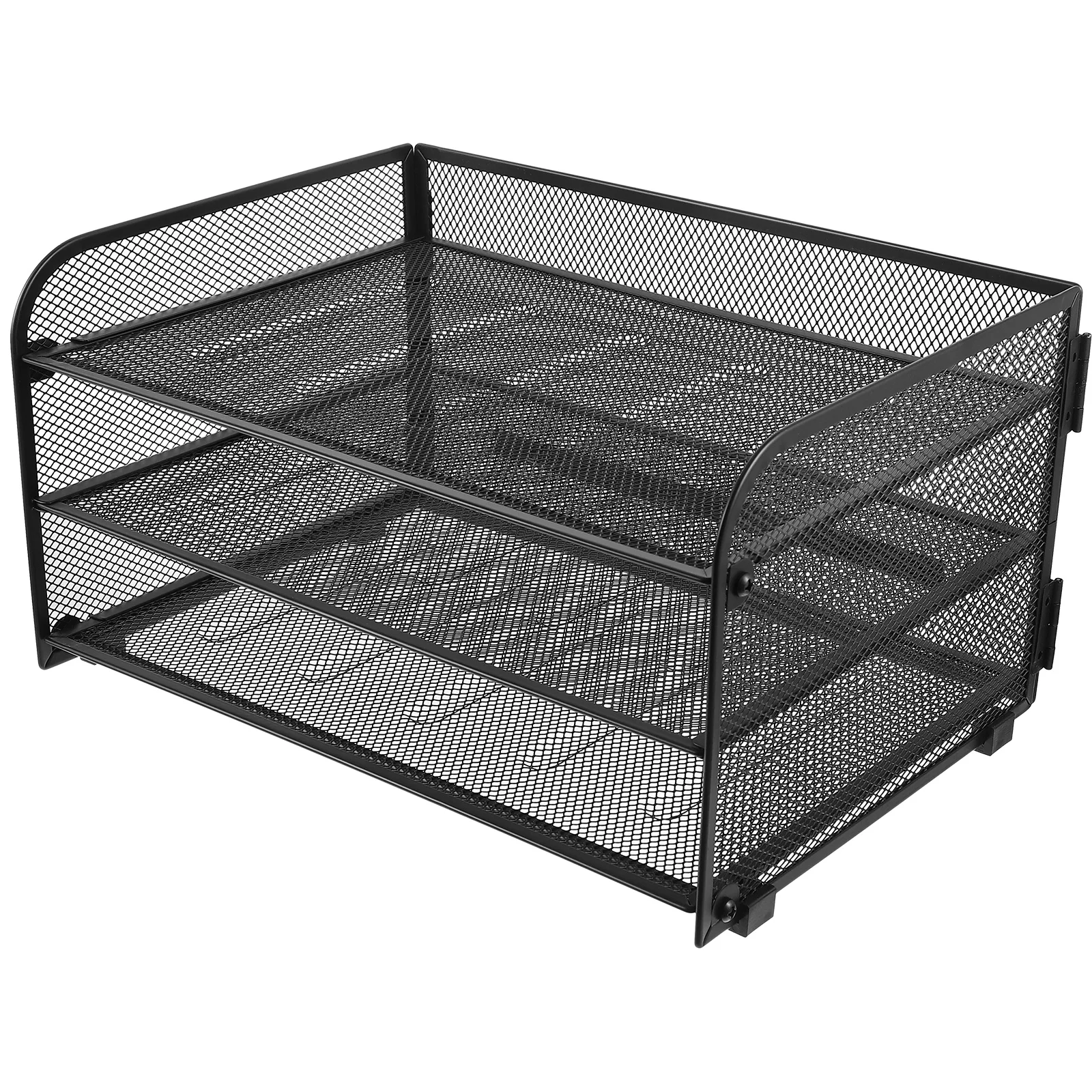 

3 Tier Desktop Organizer Stackable Paper Tray for Desk Document Folder Storage Office Home Study Organization Desktop Organizer