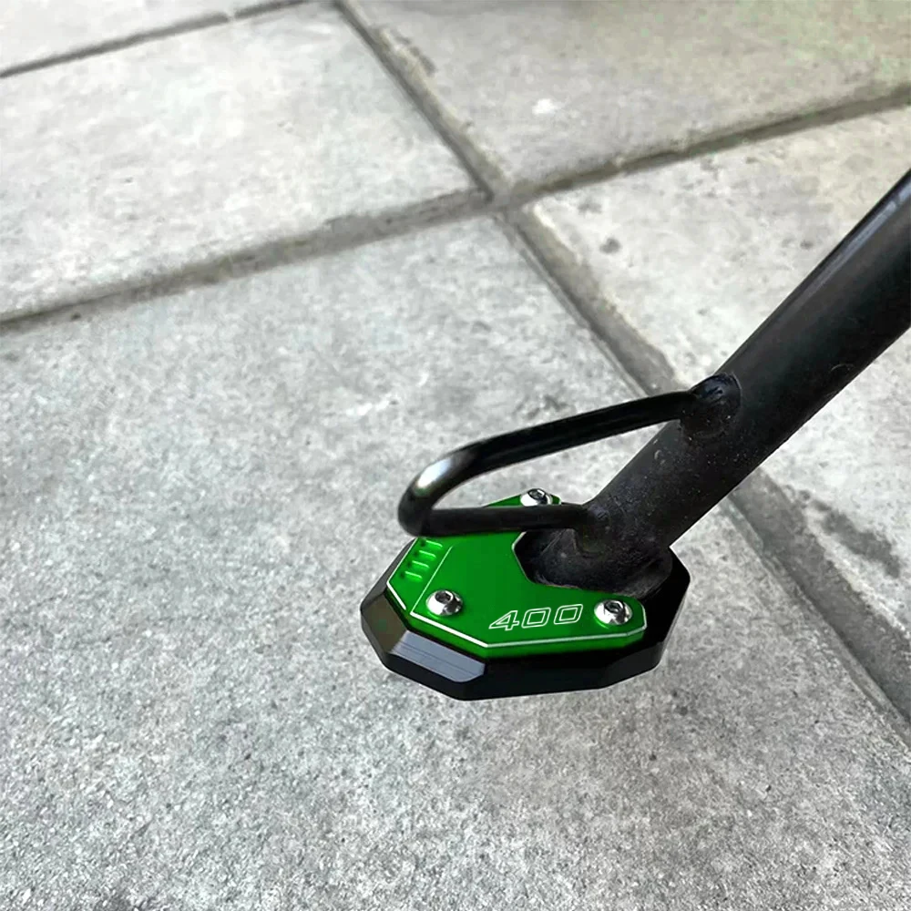 لكاواساكي نينجا 400 Ninja400 Z400 Z 400 2018-2023 2024 2025 CNC دراجة نارية مسنده الوسادة الجانب حامل تمديد الإطارات صمام قبعات #3