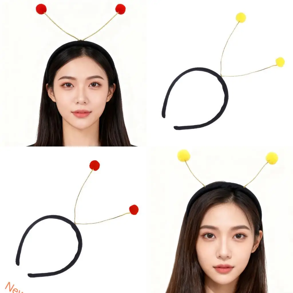 

Anime Hairband Cosplay Props Bees Hair Hoop Bees Hair Styling for Con Hairband Bees Animal Carnivals LXAD