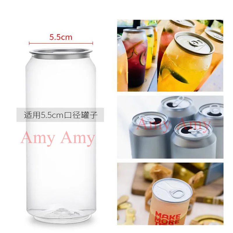 آلة ختم العلب شبه الأوتوماتيكية كوب ختم المشروبات الحليب الشاي متجر الزجاجة البلاستيكية التجارية