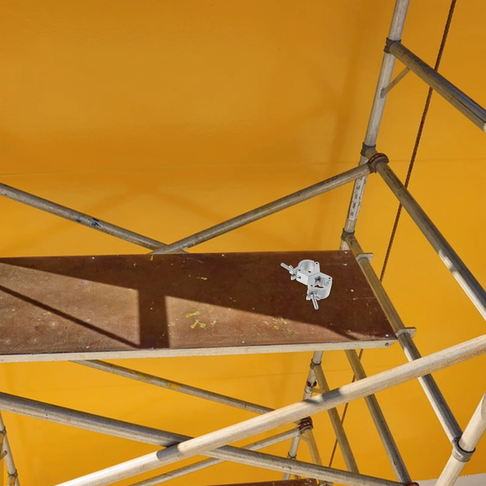 

Двойной кольцевой зажим из алюминиевого сплава, вращающийся на 360 градусов зажим для освещения сцены Dj для ферменной трубки, кронштейн с крючком, ферменная трубка