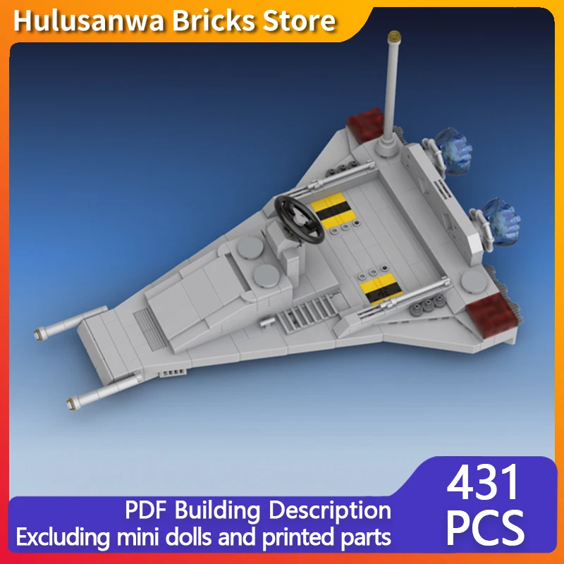 宇宙ベビースクーターモデル MOC 組み立てブロック 戦争装備 モジュール式テクノロジーギフト ホリデー組み立て 子供のおもちゃセット