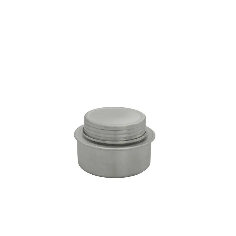 Outdoor ultra-light silver aluminum alcohol stove 100ml sealed cover camping fire heat gathering household dry boiler cooking