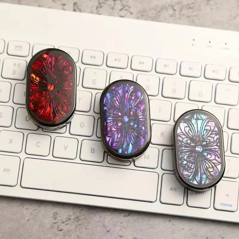 Chiesa Vetro colorato EDC Giocattolo antistress Meccanico Push-Pull Rotante Antistress Slider Adulto ADHD Giocattolo antistress Regalo