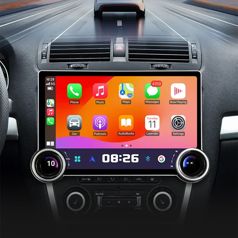 Eunavi 11.8 Android12 Car Radio for Skoda Octavia 2 A5 2007-2013 Multimedia Navigation Video Player 2Din Stereo