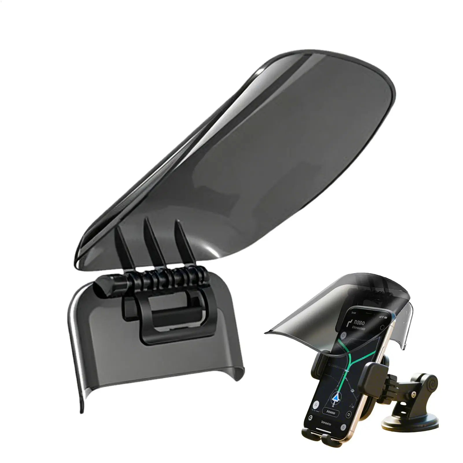 Sun Hat Style Phone Mount Sun Shade Universal Fit Adjustable Extended Sun Visor Creative Rainproof Phone Helmet Visor Cycling