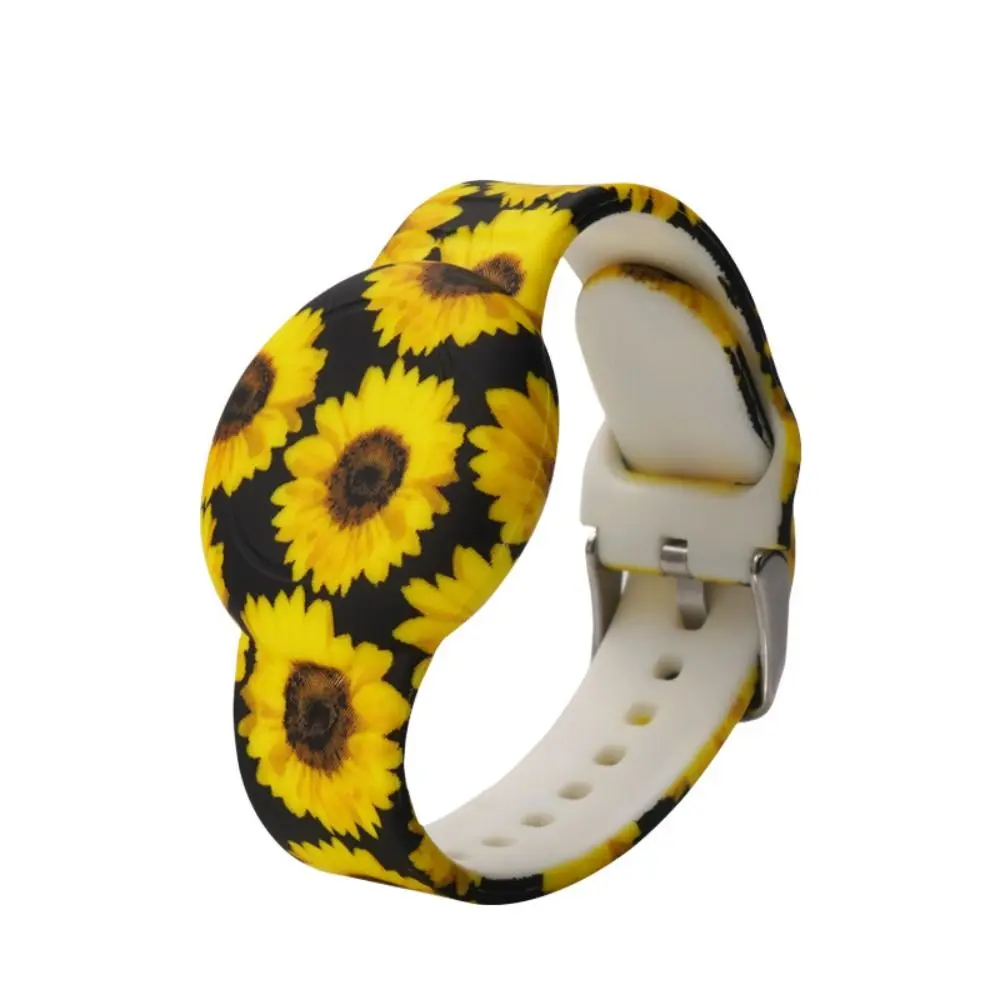 New Waterproof Watch Strap Replacement Fully Protected Kids Wristband Soft Adjustable Kids Bracelet for Apple Airtag