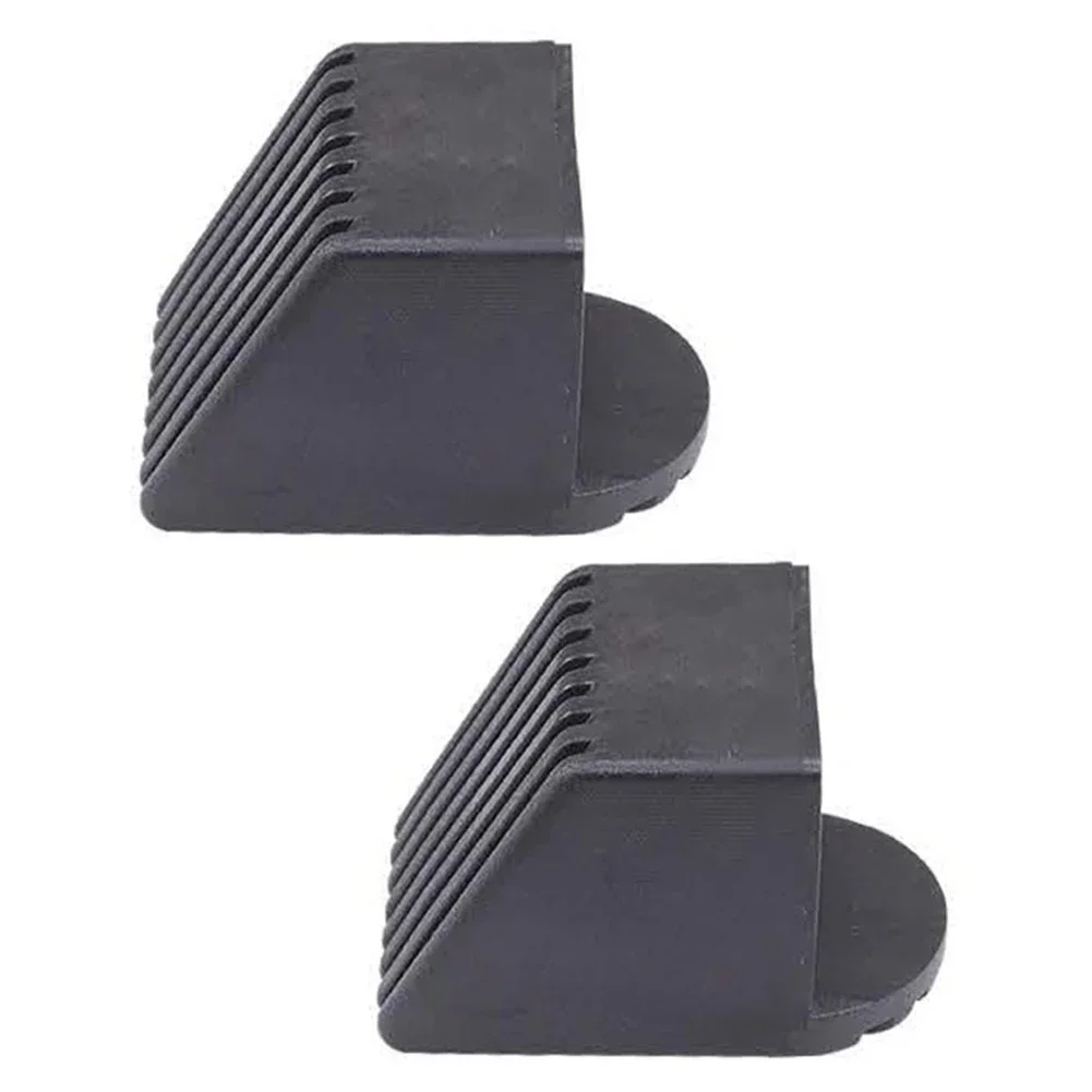 2Pcs Fitness Equipment Square End Cap Foot Cover Protectors Gym Accessories Plastic Square Tube Sleeve High-strength