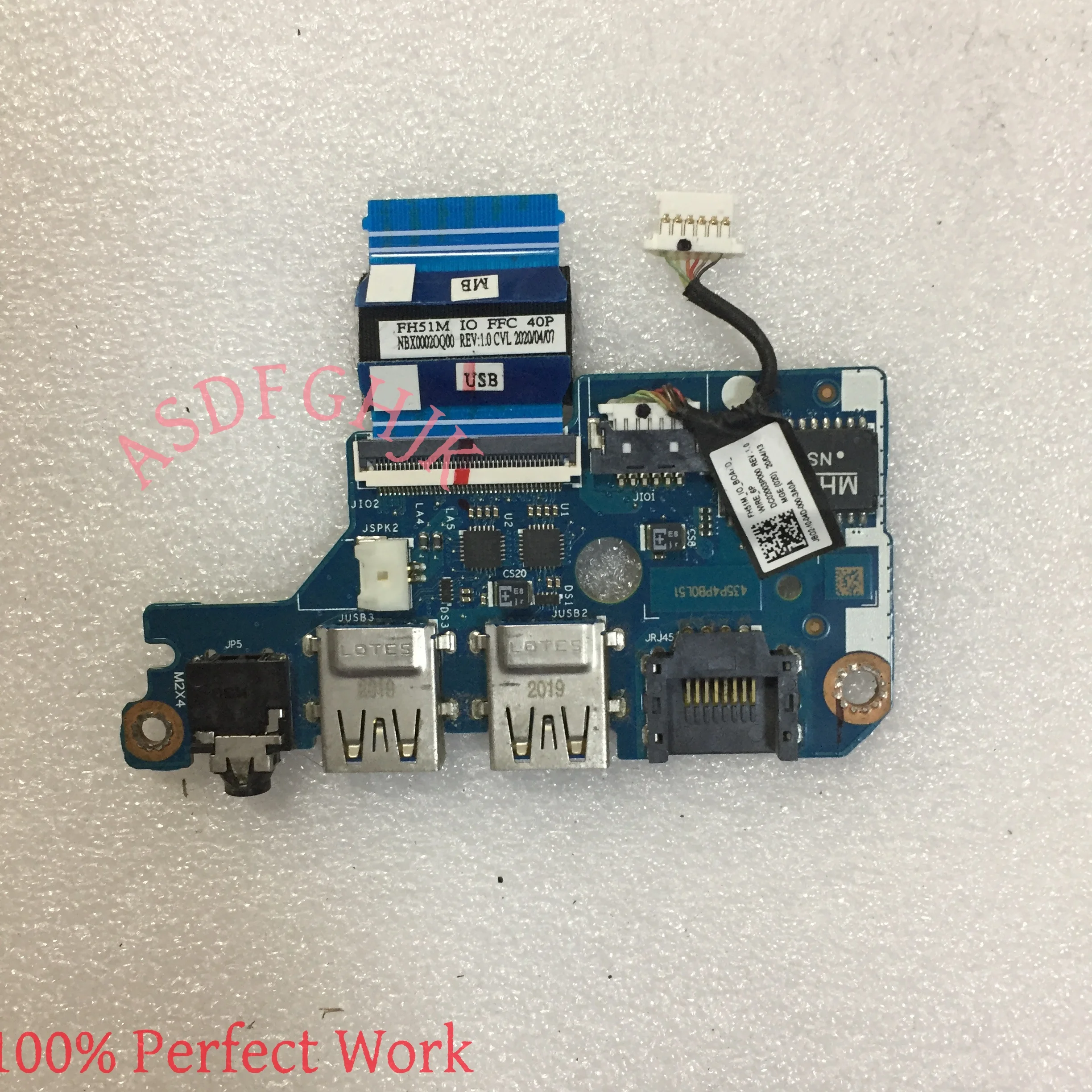 For Acer Nitro 5 AN515-44 USB Enternet Audio Board  FH51M LS-J881P 100% Tested Fully Work Freeing shipping