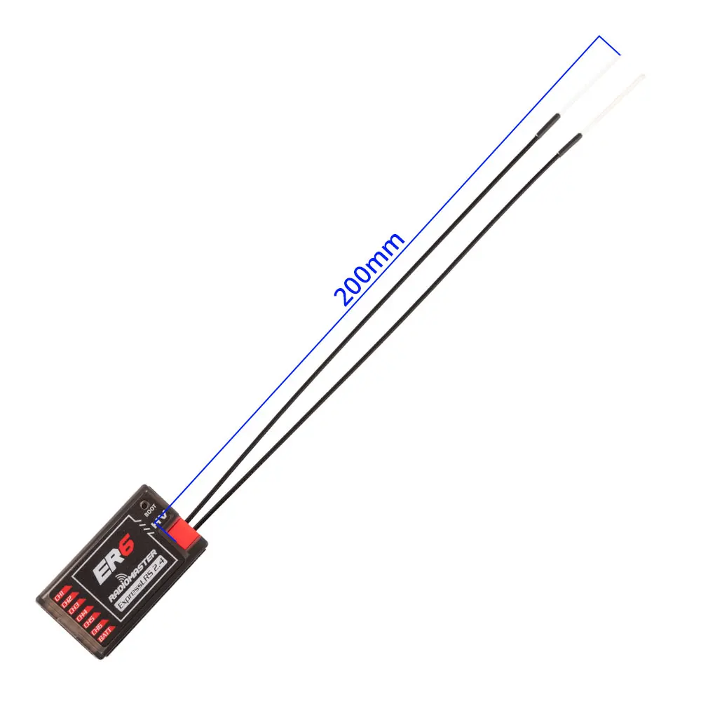 Radiomaster PWM Mini odbiornik ER4 ER6 ER6G ER6GV ER8 ER8G ER8GV 4-8CH CRSF ExpressLRS 2.4GHz 100mw dla zdalnie sterowanego samolotu łodzi wagon