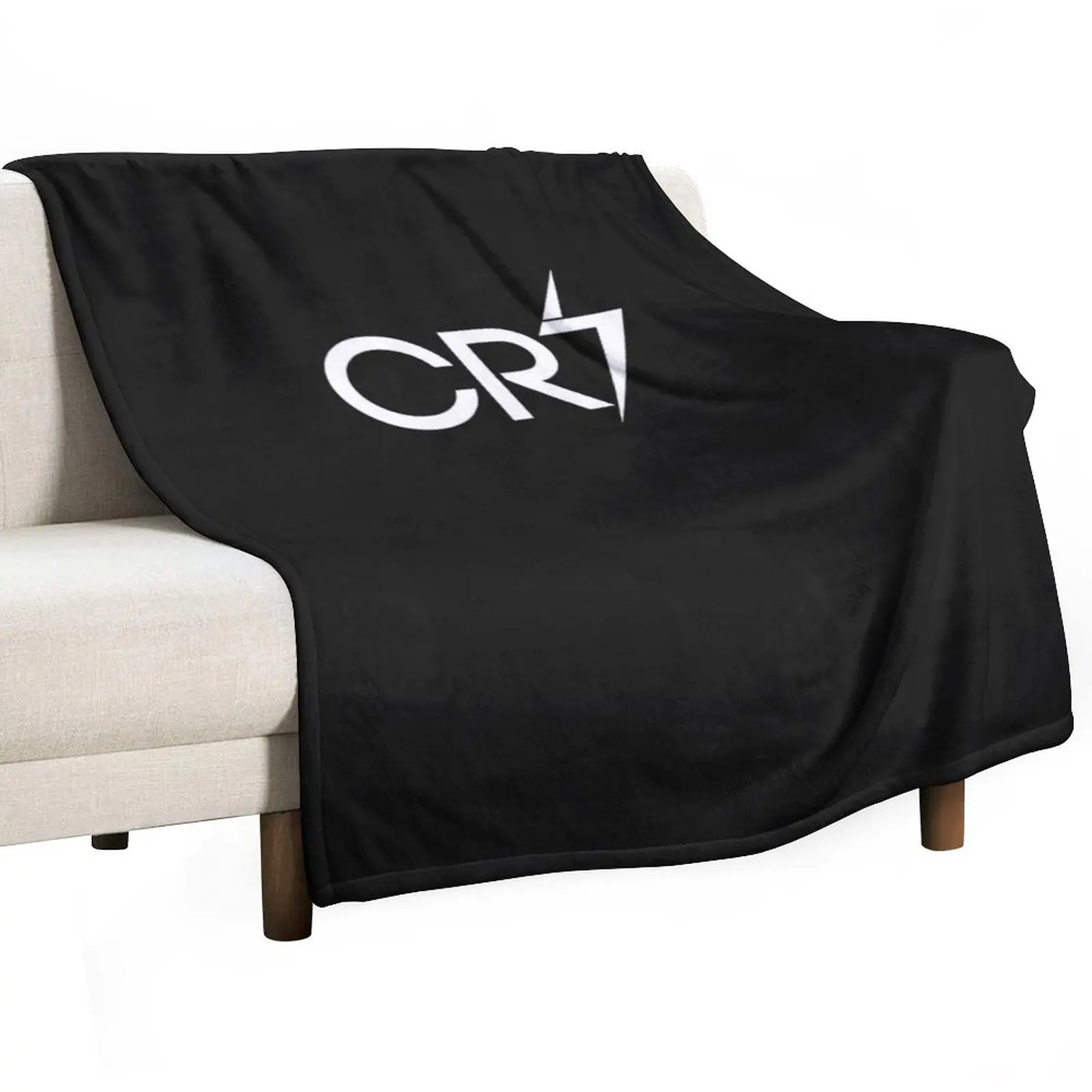 

Best Seller - CR7 Logo Merchandise Essential T-Shirt Throw Blanket Easy Care Comfortable Blanket for Couch