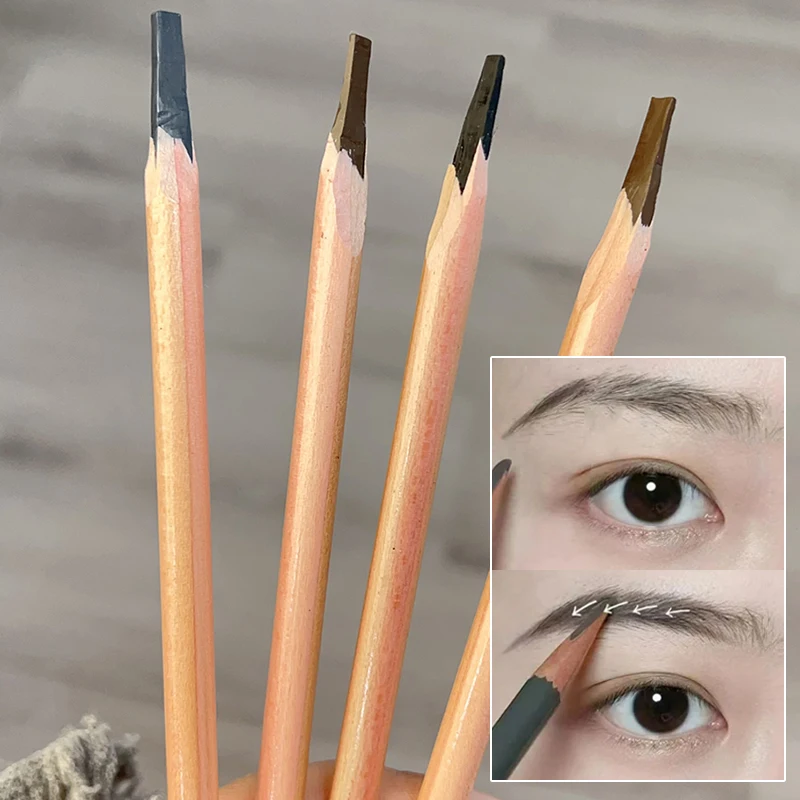 EyebloggTattoo-Crayon Eyeliner professionnel durable, Maquillage cosmétique, Teinte imperméable, Sourcils naturels, Noir, Marron, Gris, 256