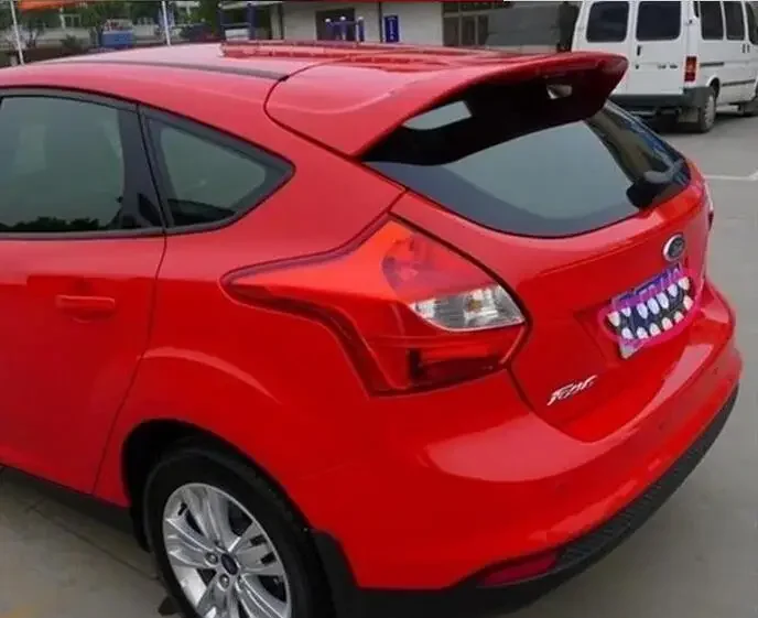 Заводской стиль, спойлер из АБС-пластика, крыло для Ford Focus 2012 2013 2014, хэтчбек, высококачественная неокрашенная грунтовка