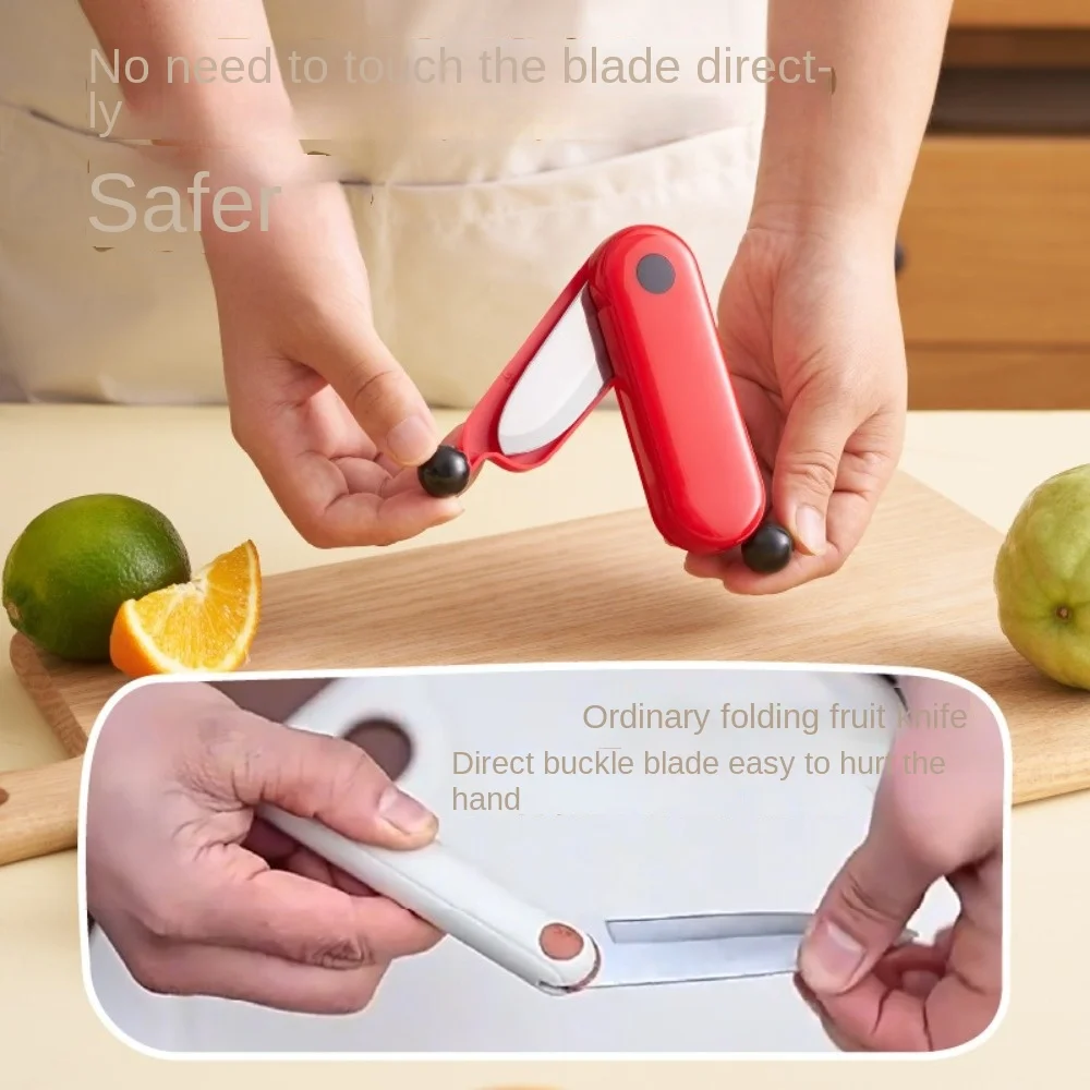 

Новая портативная овощечистка для фруктов, складная многофункциональная резак для фруктов, мини-карманный складной резак двойного назначения, бытовые принадлежности