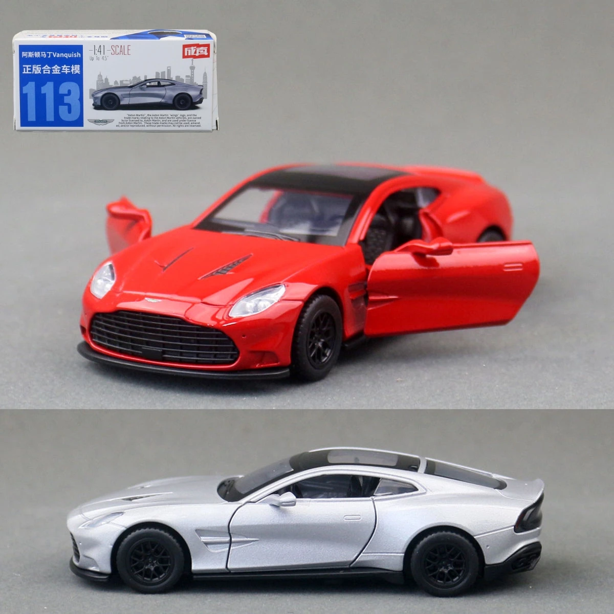 1/41 Aston Martin Vanquish Toy Car Model Diecast Metal Alloy