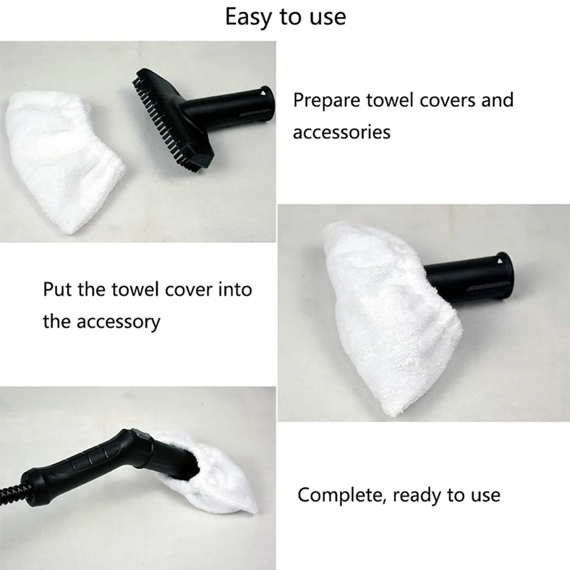 Karcher Easyfix-Ensemble de couvercles en microcarence pour buse manuelle, nettoyeur vapeur, SC1, SC2, SC3, SC4, SC5