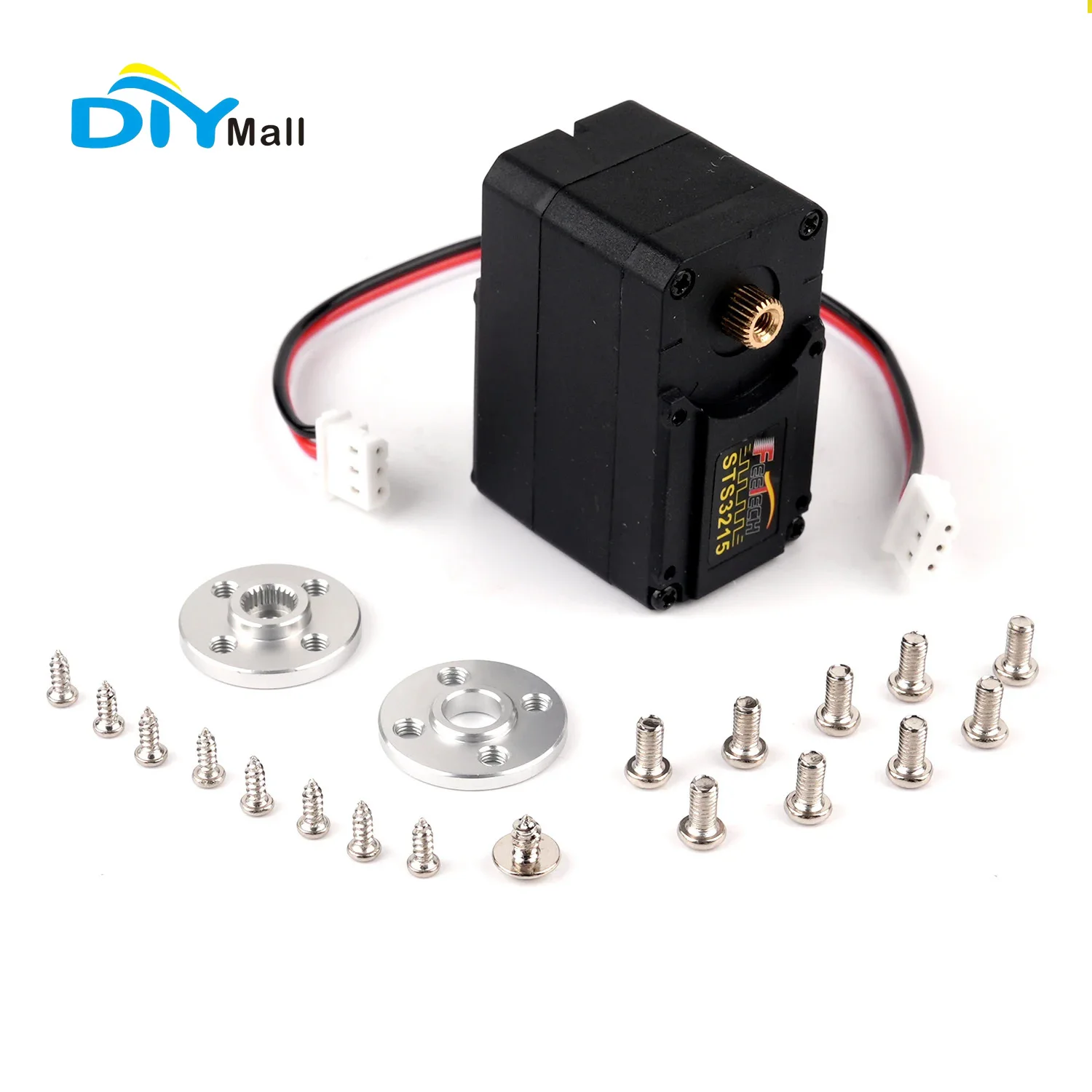 30 كجم عزم دوران عالي ST3215 أجهزة رقمية مع جهاز تشفير مغناطيسي - قابل للبرمجة 360 درجة °   التحكم في الدوران والتحكم في الملفات