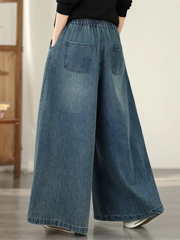 Dżinsy damskie plus size, codzienne, proste, uniwersalne, wyszczuplające, z elastyczną talią, szerokie nogawki, wygodne, z wysokim stanem, proste nogawki.