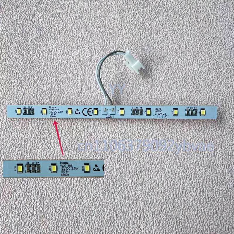 

1PC suitable For Homa TCL Whirlpool Refrigerator W27-106 Refrigeration Lighting Strip Parts