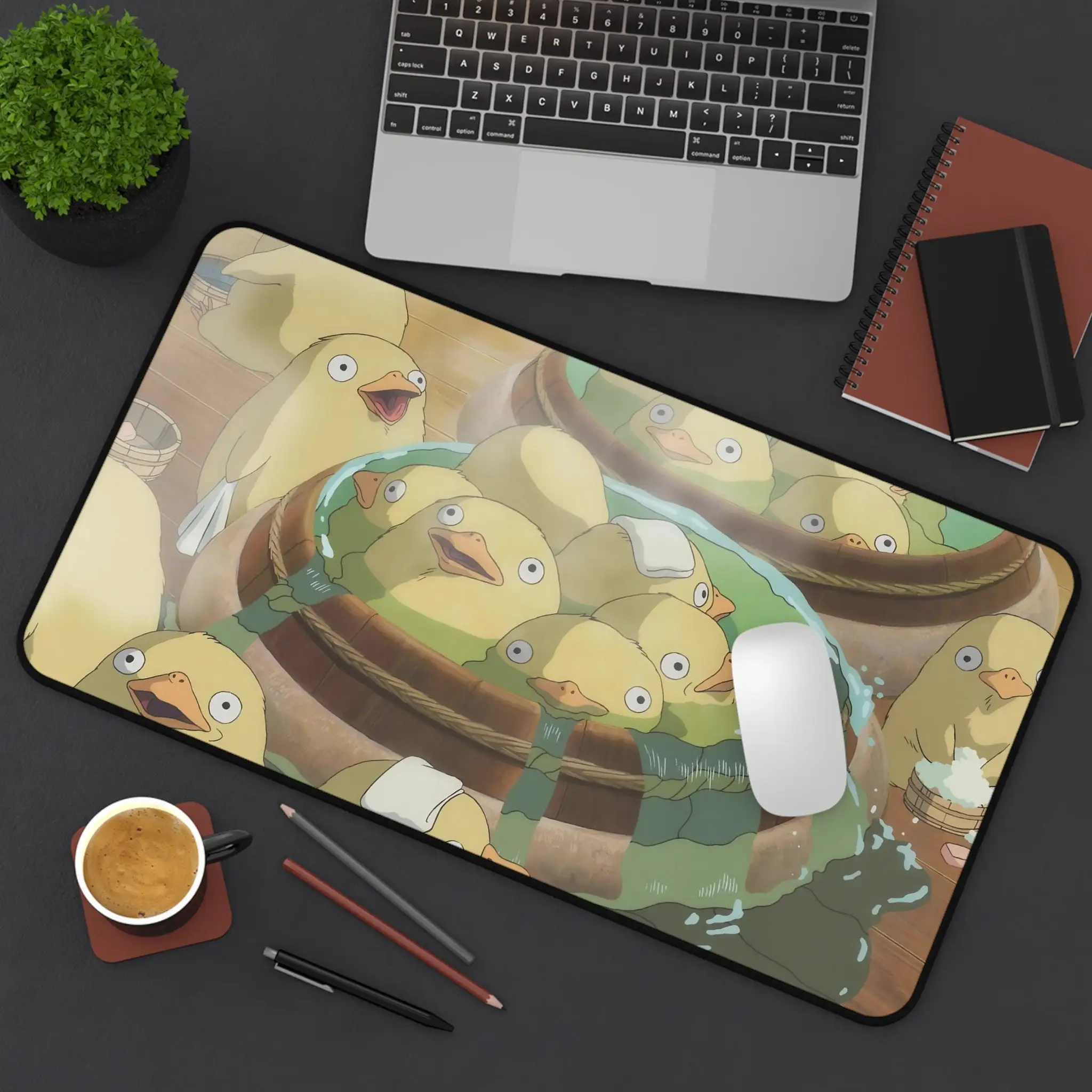 

Cute Duck Bathing Table Mat, Cute Style Gaming Mouse Pad, XXL Non-slip Waterproof Mouse Pad, Perfect Gift for Classmates