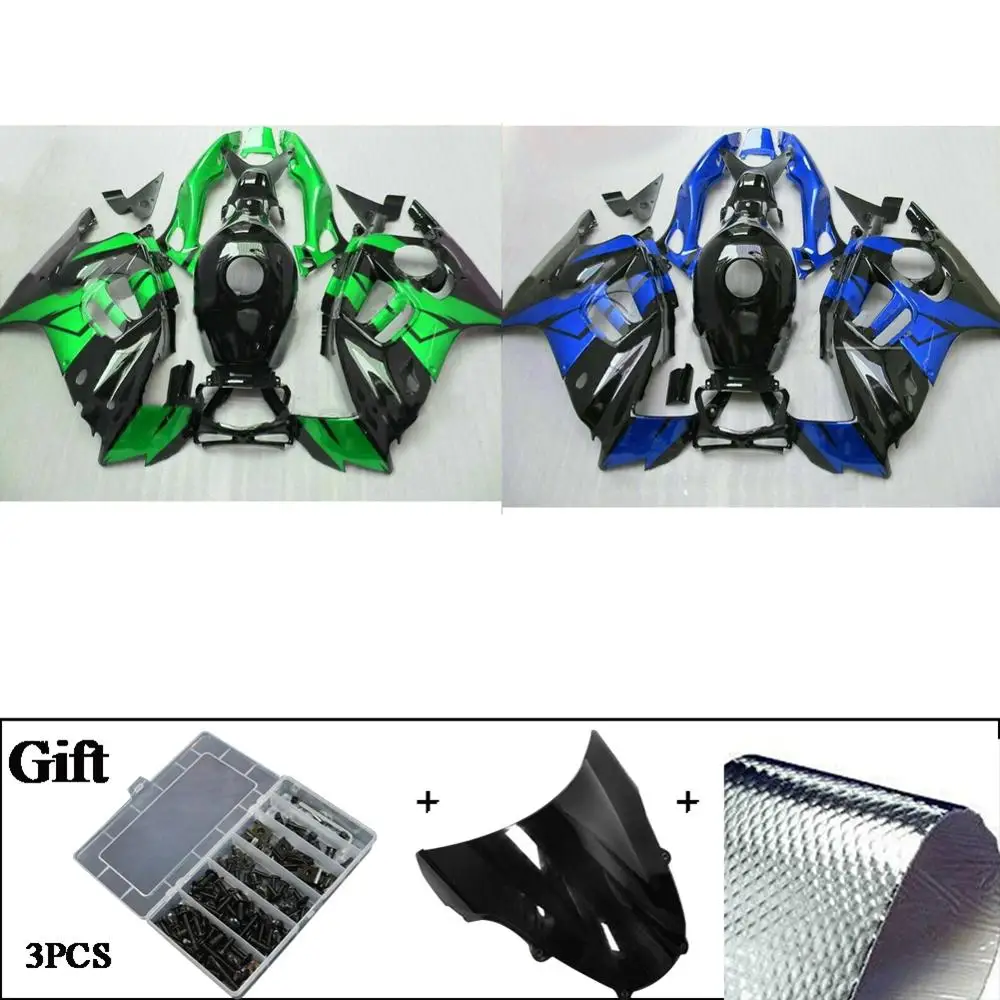 Injection Mold Plastic Motorcycle Fairing Kit For Honda CBR600 F3 1997 1998