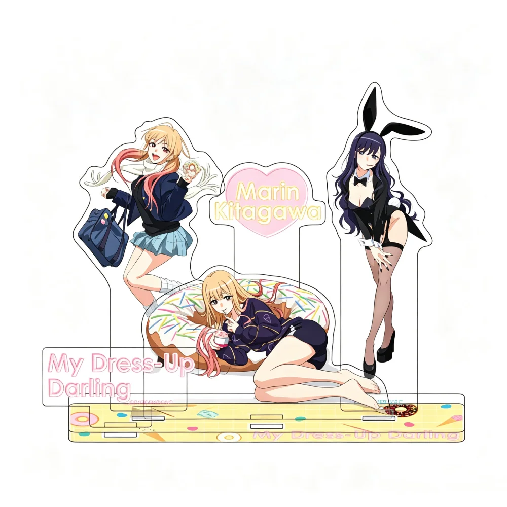 My Dress Up Darling Acrylic Stand Keychain 2026 New Marin Kitagawa Cute Multi Outfit Desktop Figure