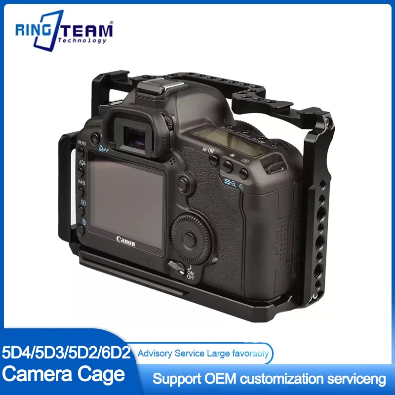 

Anti-Scratch Camera Cage for Canon EOS 5D Mark II/III/IV And 6D Mark II - High-Quality Accessory with Easy Control