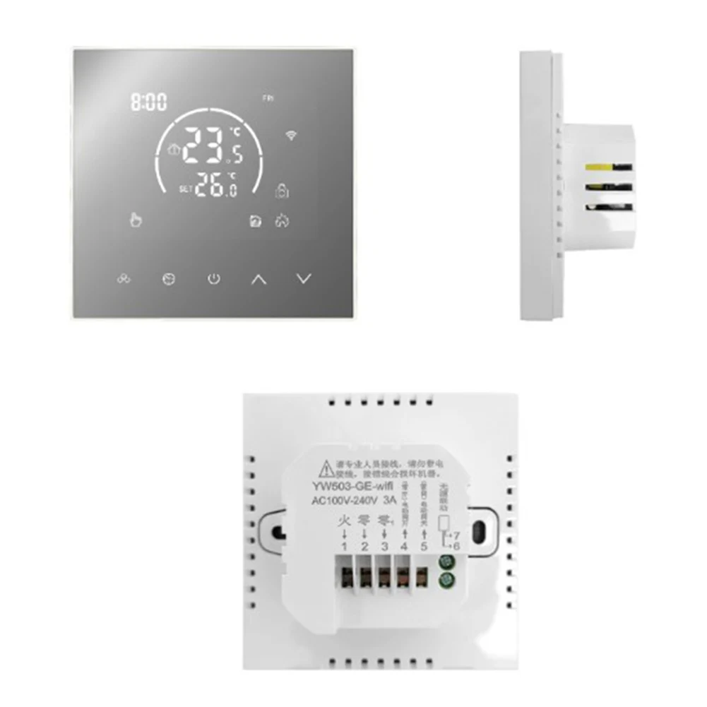 Thermostat Panel For Wifi Smart Remote Electric Floor Heating Wall-mounted Water/Gas Boiler Oven Thermostat Panel Home Appliance