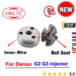 ORLTL G2 G3 DIESEL Injector Parts Inner Wire + Hemispherical Seat Sealing Balls For Denso TOYOTA HINO ISUZU Hyundai 095000-6250