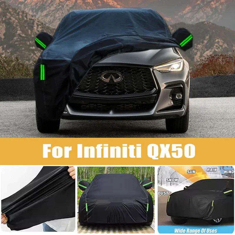 

For Infiniti QX5 Full Car Cover Four Seasons Outdoor Sun Anti UV Rain Snow Dust Protection Oxford Cloth Accessories