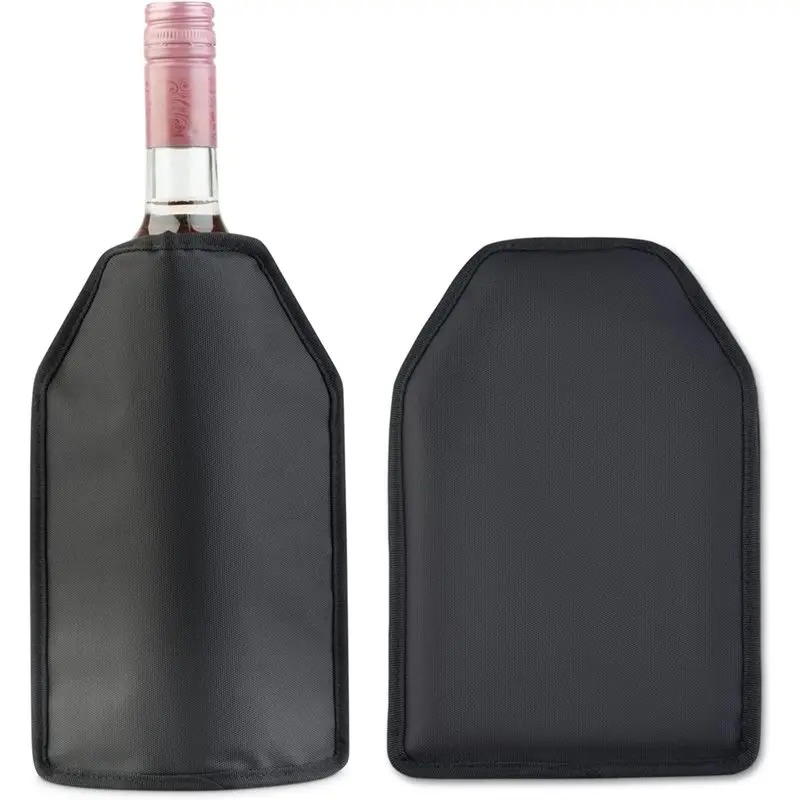 JHD Reusable Wine Cooler Sleeve With Solid Gel - Perfect For Keeping Bottles Chilled, Ideal Gift For Wine Lovers