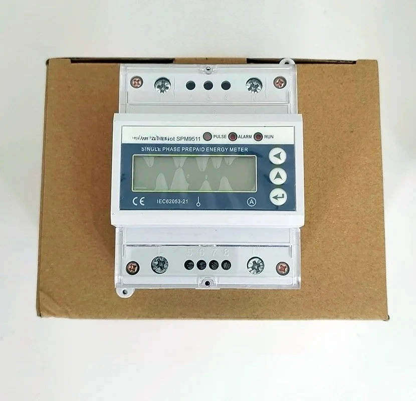 

SPM9511 single-phase prepaid multi-function electric strap 485 communication, brand new original genuine