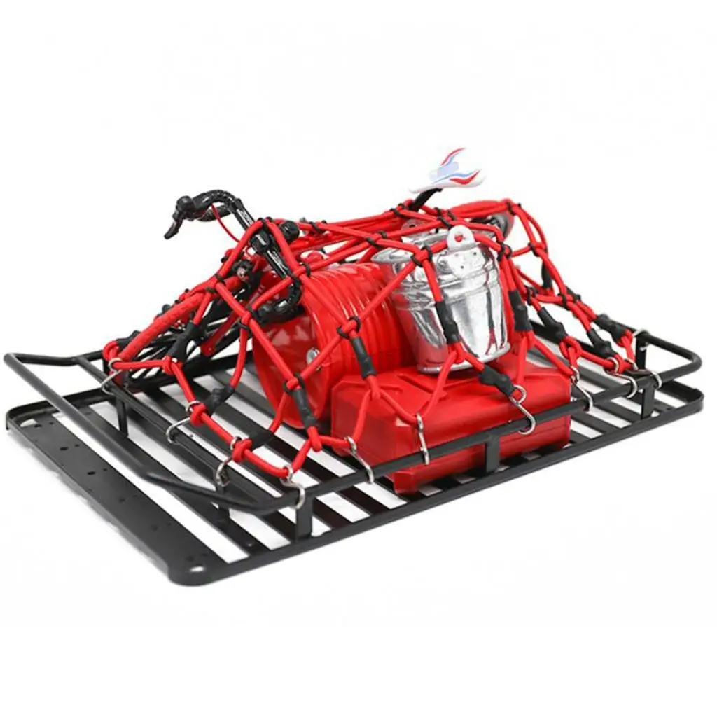 RC Crawler Truck Roof Rack Elastic Luggage Net Flexible Mesh for 1 10 Scale Model Cars