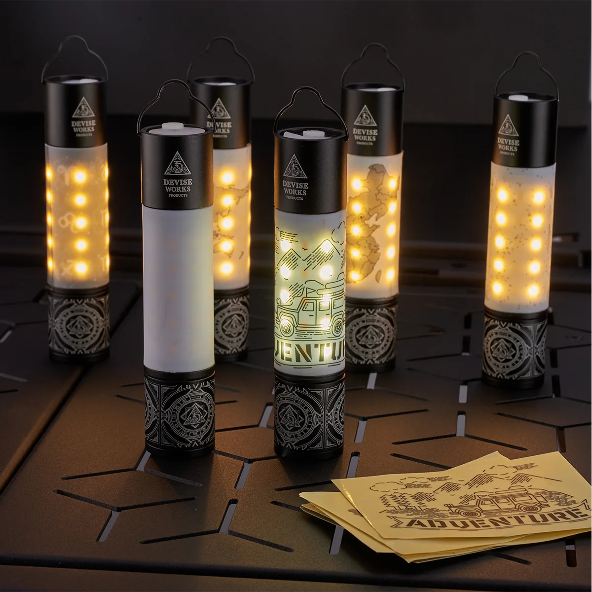 Outdoor Camping Small Stick Lamp Lighting Flashlight Candle Fire LED Extra Long Range Disaster Relief Emergency Charging Light