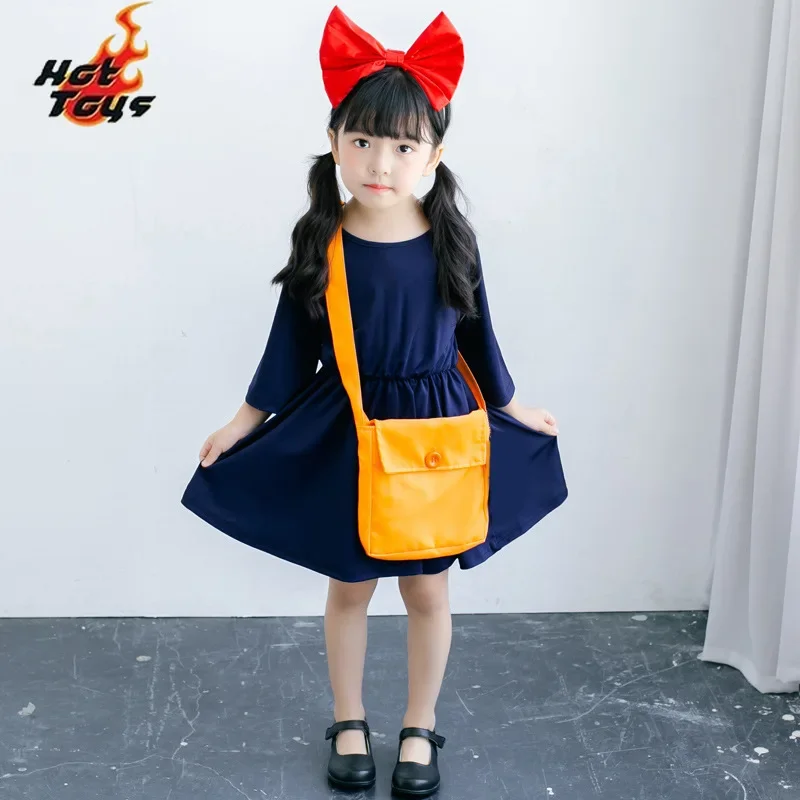 Children's Halloween Costumes Children's Clothes Little Witch Delivery Dress Miyazaki Hayao Cos Kiki Costume Love Live Cosplay