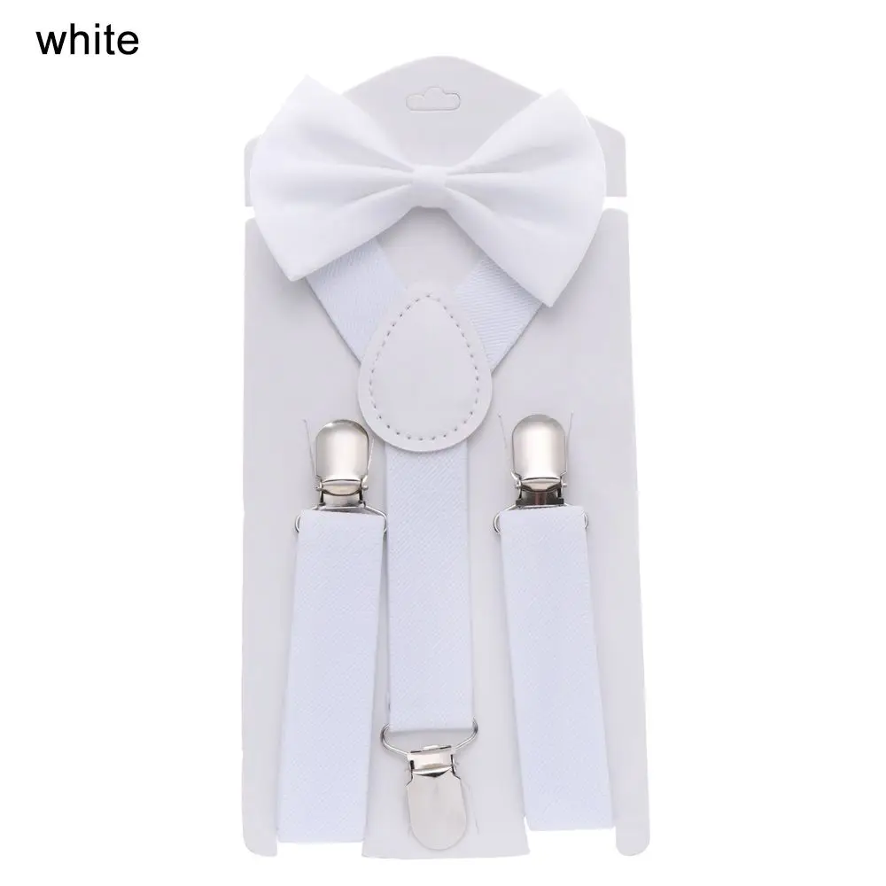 Children's Adjustable Suspenders with Bow Tie