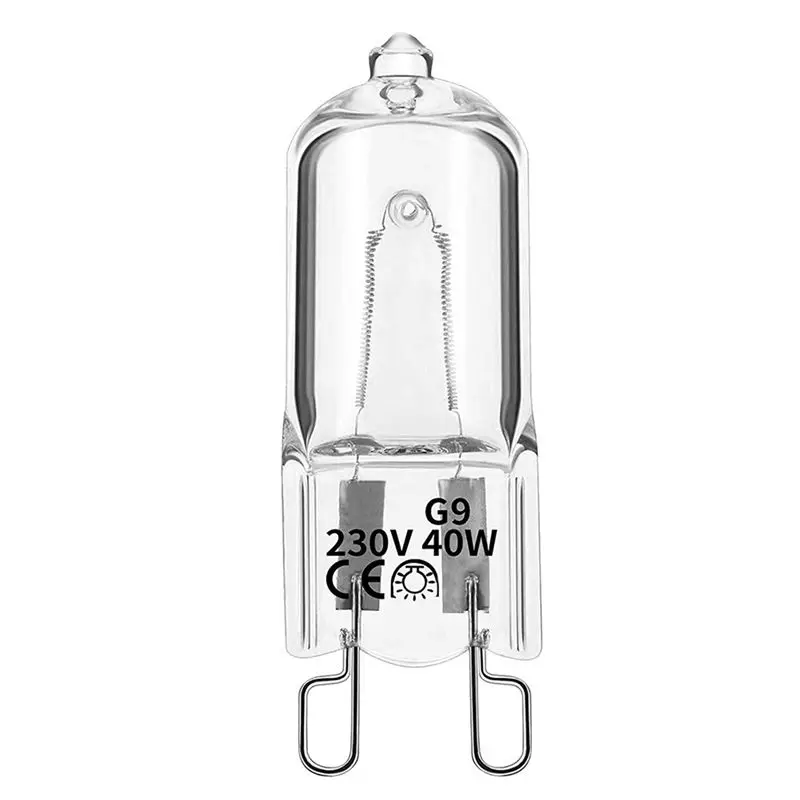 Exquisite-80Pcs G9 Halogen Light Bulbs,40W Clear Halogen Lamps Dimmable,Warm White 2800K For Chandeliers,Pendants,Landscape Ligh