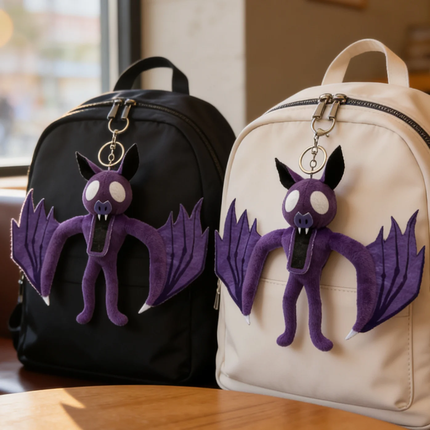 NEW 99 Nights The Bat Plush Toys Backpack keychain Game Pushies Horror Stuffed Doll Kids Child Birthday Christmas Gifts