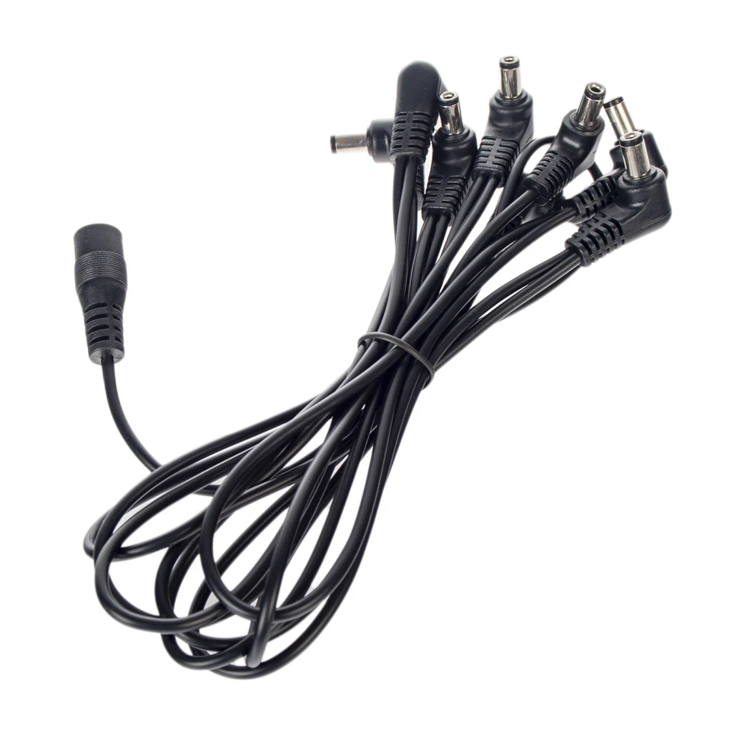 8 Way Guitar Pedal Power Cable - 1 To 8 Daisy Chain Multi-interface Supply Cord