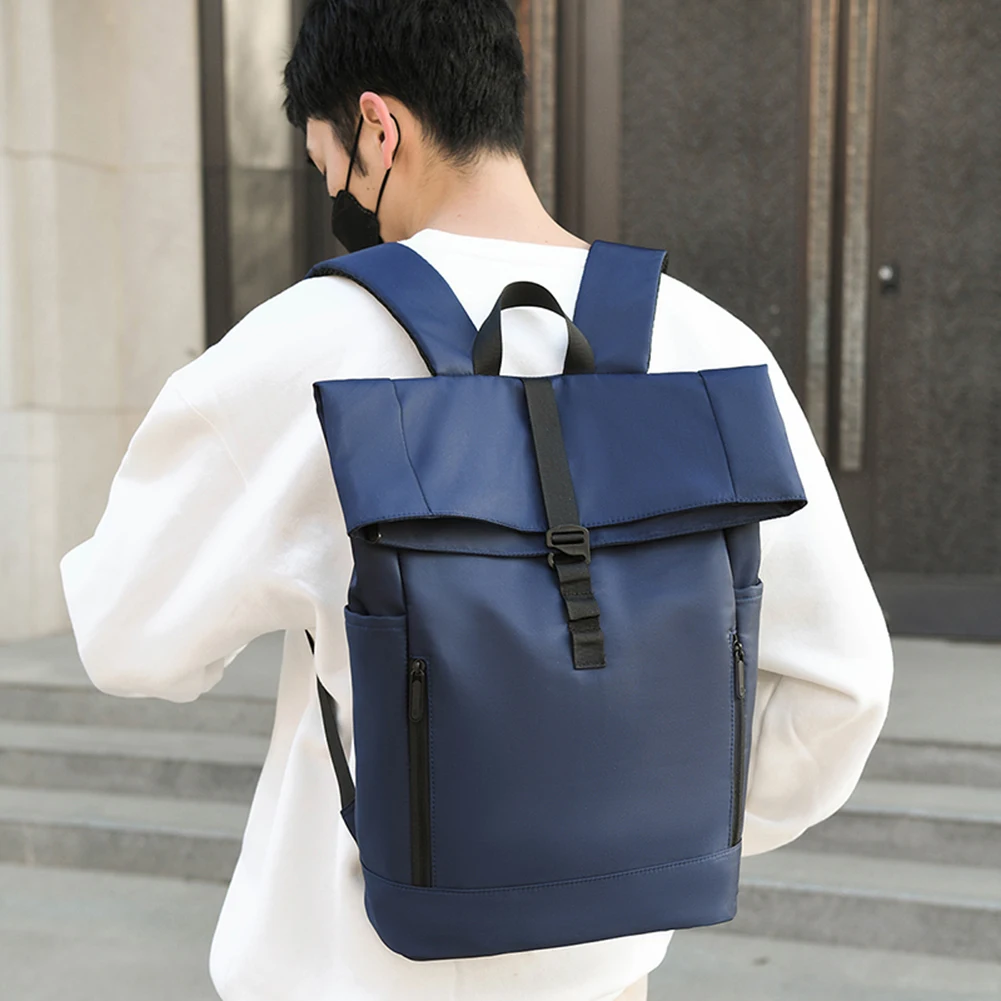 Mochila para ordenador portátil de negocios para hombre, bolsa impermeable y transpirable de gran capacidad, mochila escolar para deportes al aire