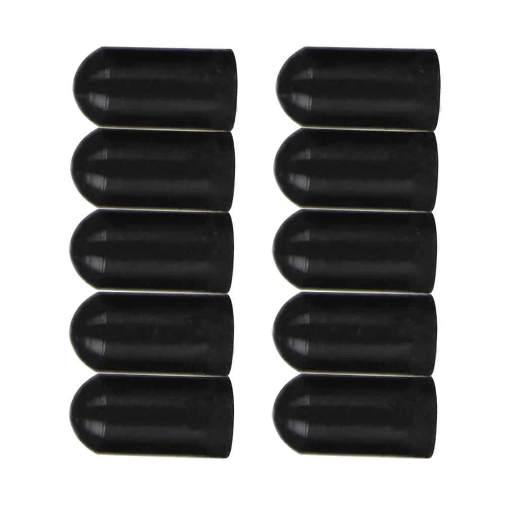 

10 Pcs Beginner Drum Cue Accessories Drumstick Protector Drumsticks Silent Tip Silicone