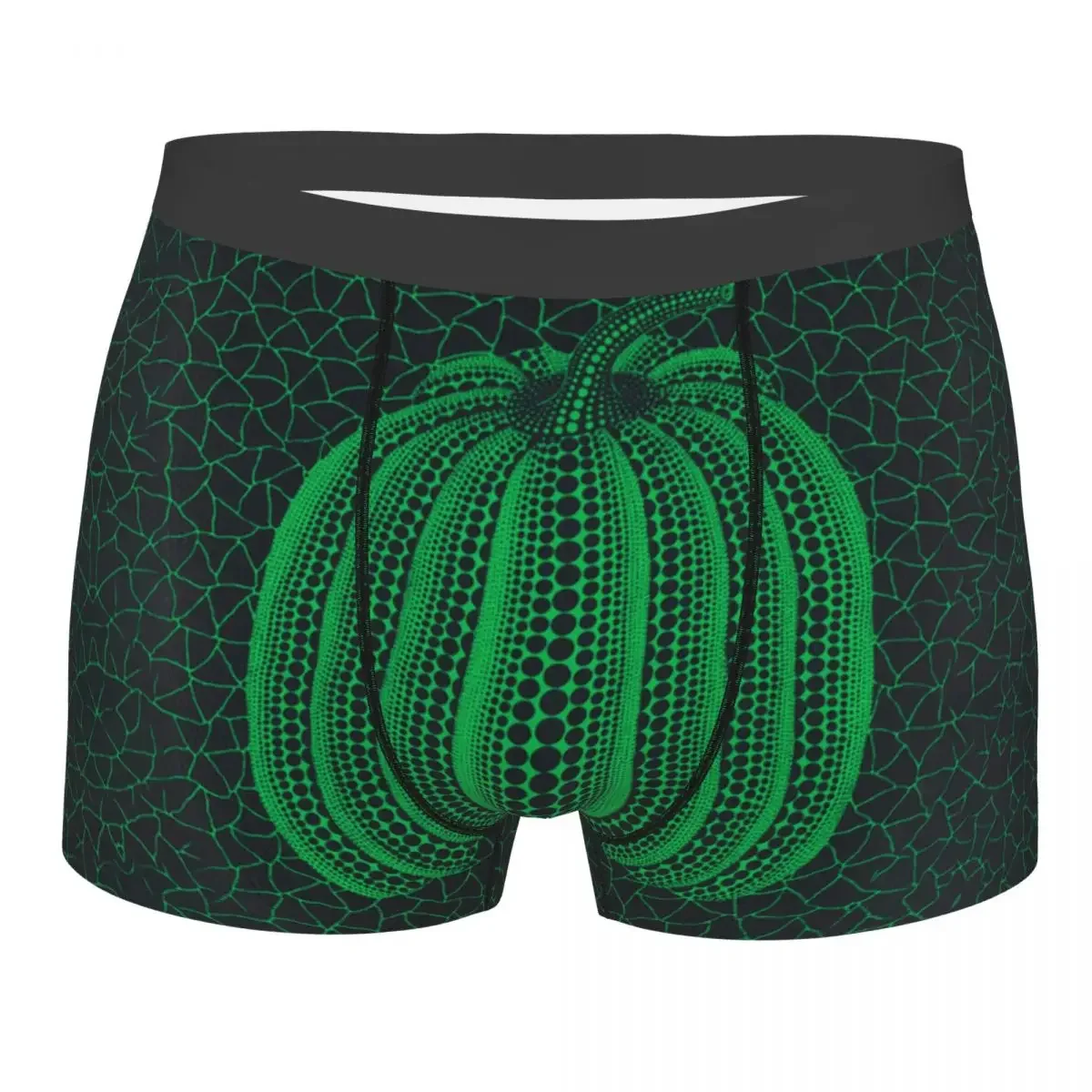 Yayoi Kusama Abstract Art Pumpkin Boxer Shorts For Homme 3D Print Underwear Panties Briefs Soft Underpants