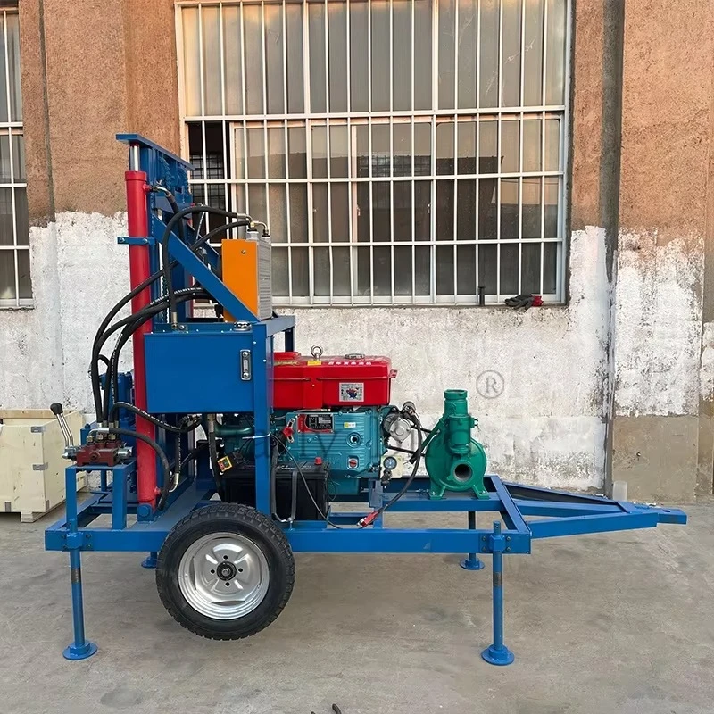 الجملة 150 م 180 م 200 م جهاز حفر آبار المياه الصغيرة المحمولة للبيع آلة حفر الآبار Craigslist