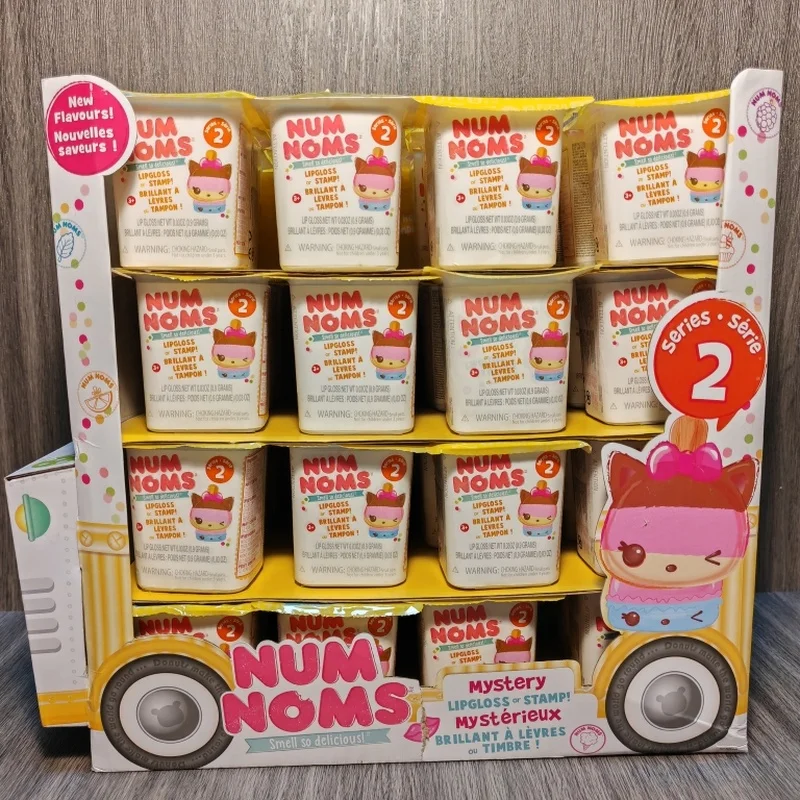 حار Numnoms ملمع الشفاه ختم رائحة لذيذ جدا صندوق أعمى صغير دمية الهدايا لعبة نموذج شخصيات كرتونية جمع الحلي