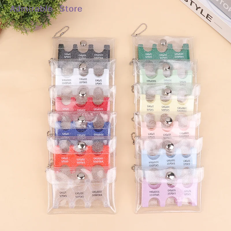 Coin Dispenser Keychain Transparent Coin Collection Purse Wallet Portable Japan Coin Holder Coin Changer Holder Coin Organizer