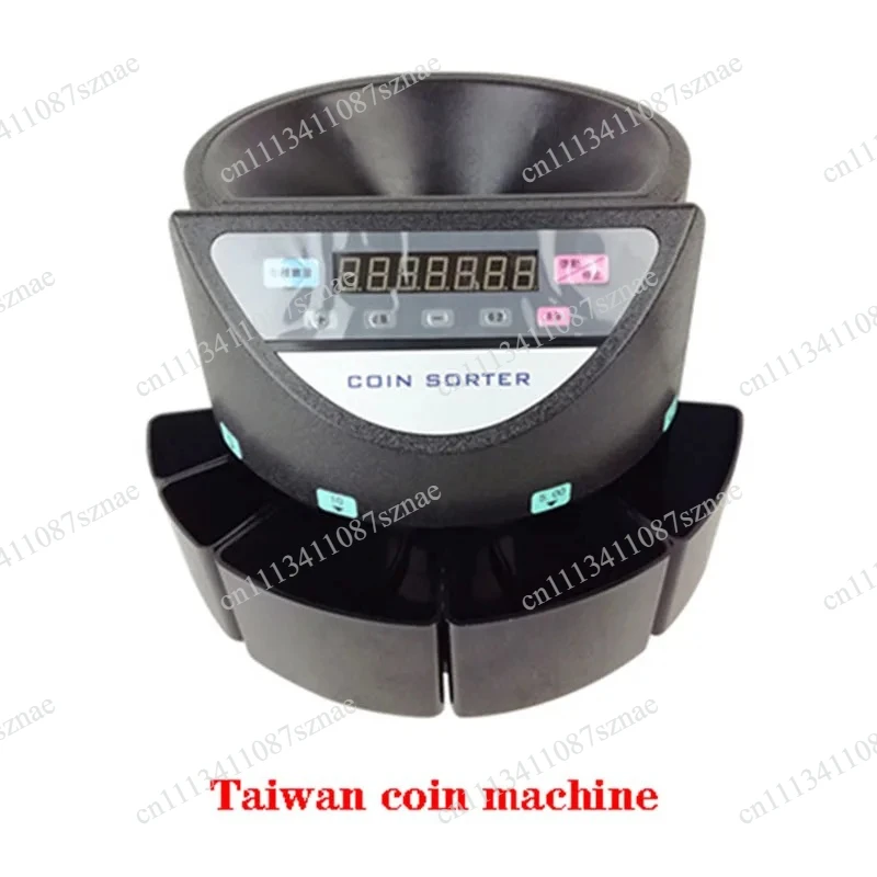 Electronic coin sorter coin counting machine for Euro, GBP, Japanese Yen, Israeli Philippine Dollar tools