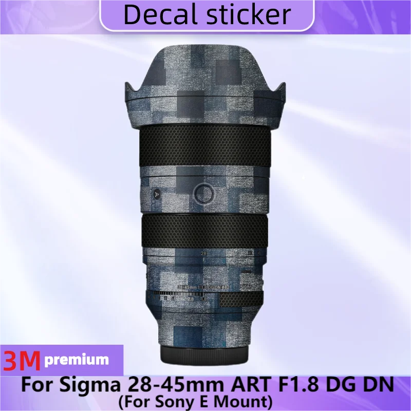 Creatieve Stickers Voor Sigma 28-45Mm Art F1.8 Dg Dn Decal Skin Camera Lens Vinyl Wrap Film Jas Voor Sony E Mount 28-45 F1.8 1.8