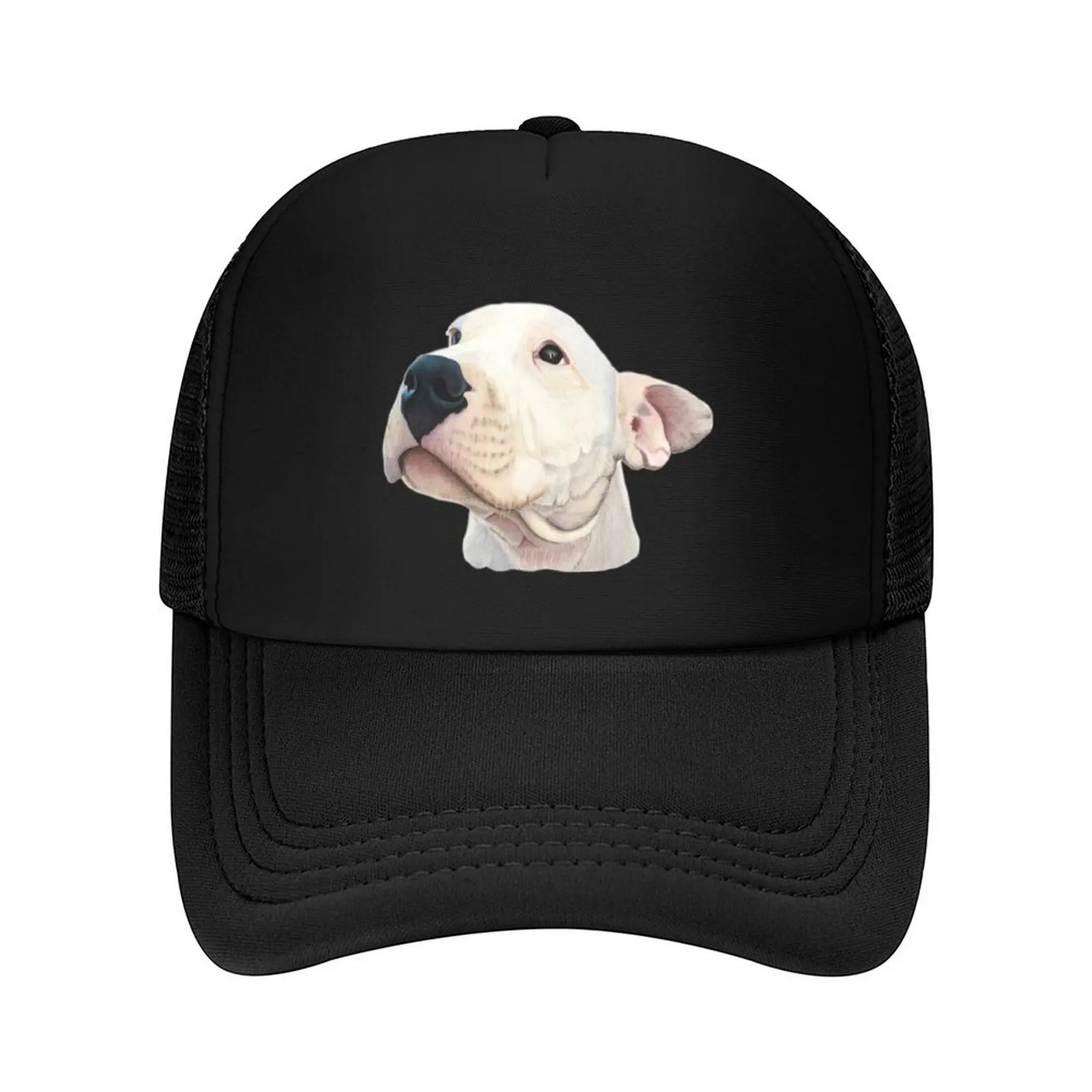 

Troy the white puppy Baseball Cap tea Hat Visor fishing hat Fashion Beach Women's 2025 Men's